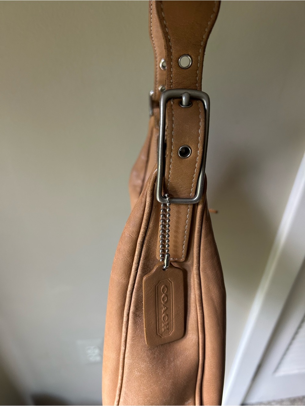 Coach Brown Leather Shoulder Bag - Picture 5 of 6